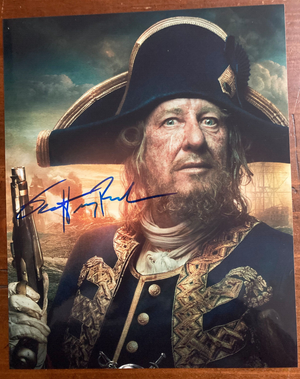 Geoffrey Rush Signed Autograph Signature 8x10 Glossy Pirates of the Carribean