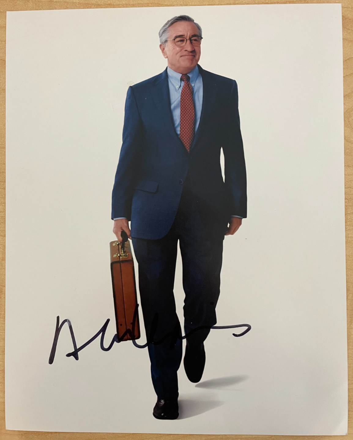 Robert DeNiro Signed Autograph 8x10 Color Glossy Photograph The Intern