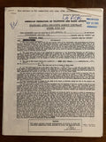 Michael Cole Signed Autograph Signature 2 page 8.5x11 Agency Contract Mod Squad