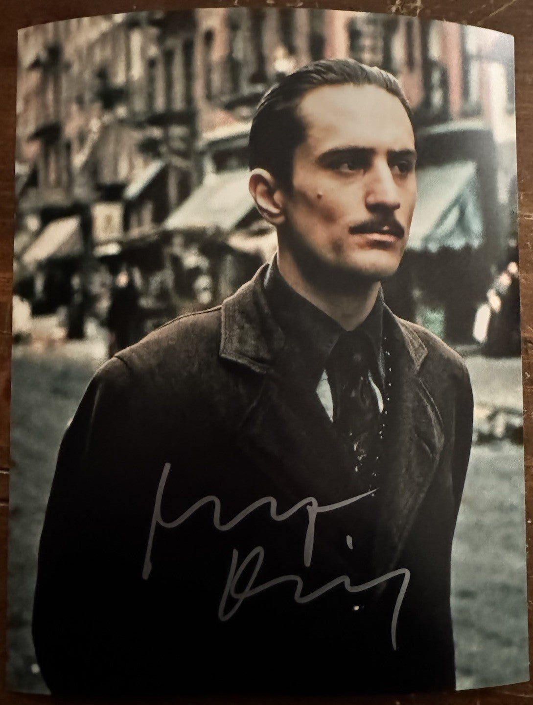 Robert DeNiro Signed Autographed Signature 8x10 Matte Godfather 2 Photograph COA