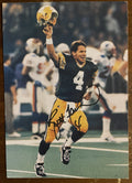 Brett Favre Signed Autograph Signature 4.25x6 Color Glossy Fan Postcard