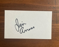 Jim Arness Signed Autograph Signature 3x5 Index Card Gunsmoke