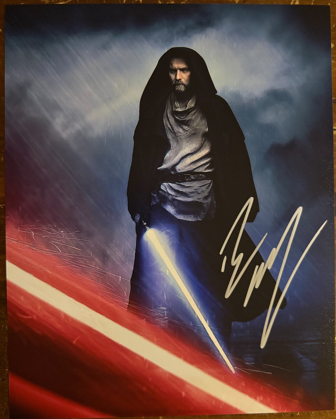 Ewan McGregor Star Wars Obi-Wan Kenobi Signed Autograph Signature 8x10 Matte COA