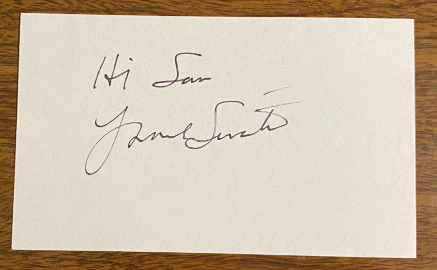 Frank Sinatra Signed Autograph Signature 3x5 index card