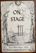 Playbill Page signed by James Daly Star Trek, Planet of the Apes, Twilight Zone