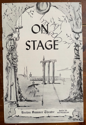 Playbill Page signed by James Daly Star Trek, Planet of the Apes, Twilight Zone