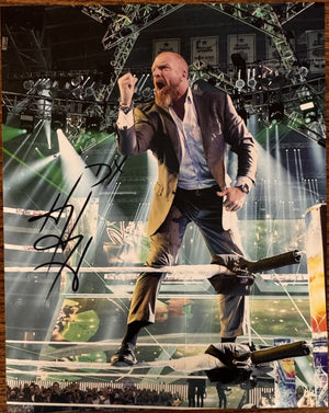 Triple H WWE Signed Autographed Signature 8x10 Matte Photograph COA
