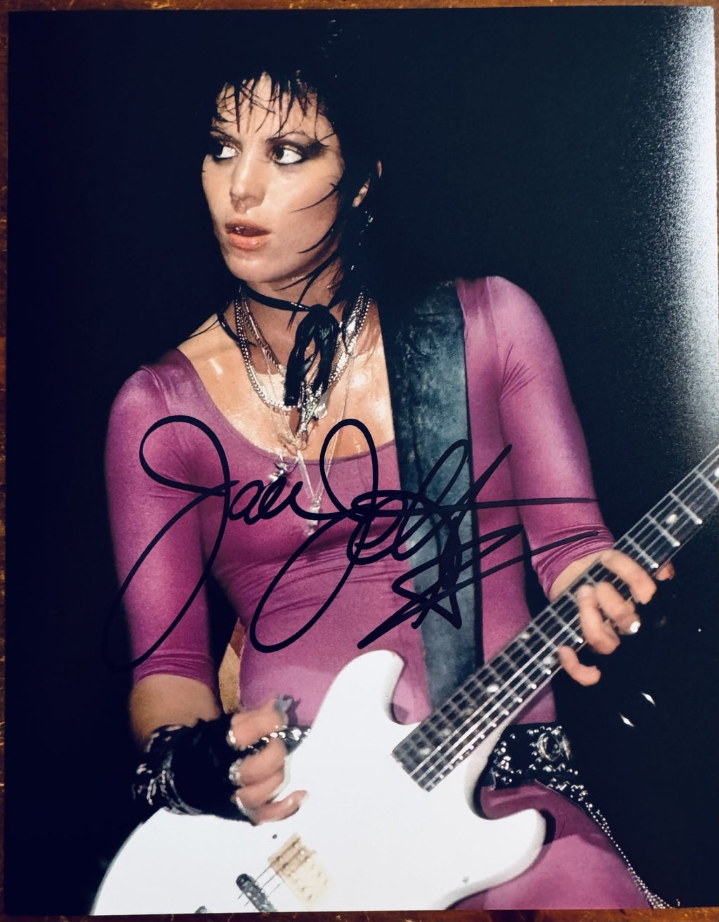 Joan Jett Signed Autographed Signature 8x10 Matte Photograph COA
