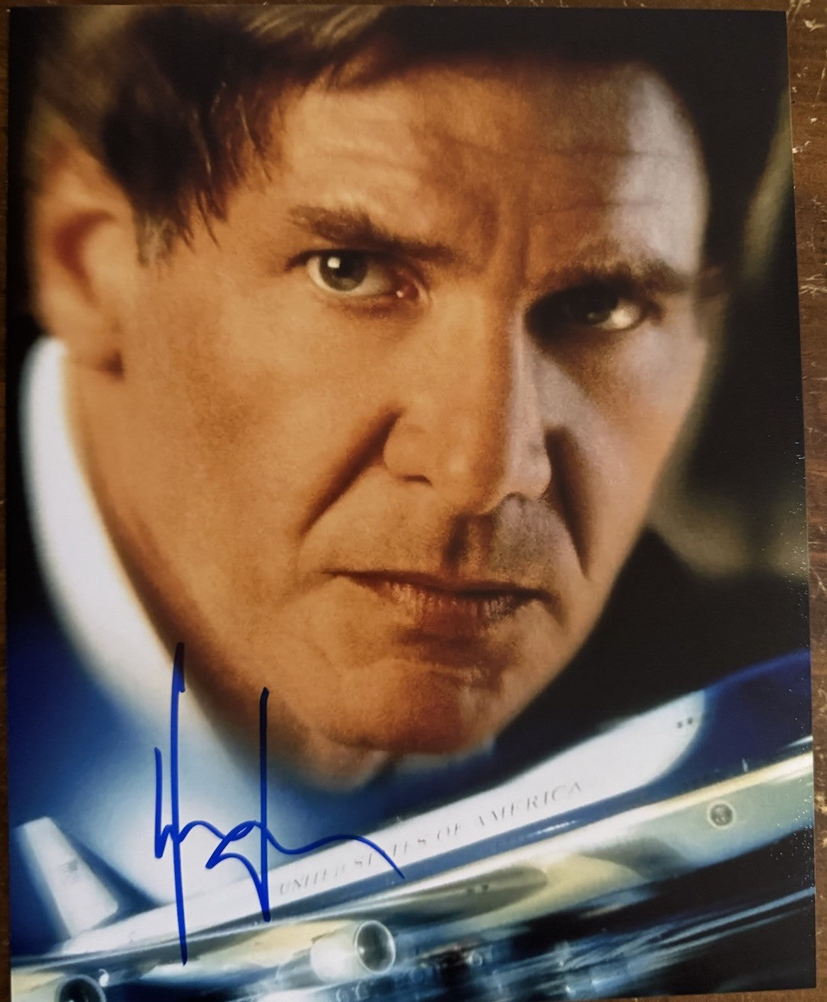 Harrison Ford Air Force One Signed Autograph Signature 8x10 Matte Photograph COA