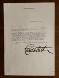 Charlton Heston Signed Autograph Signature personal letter wishing for recovery