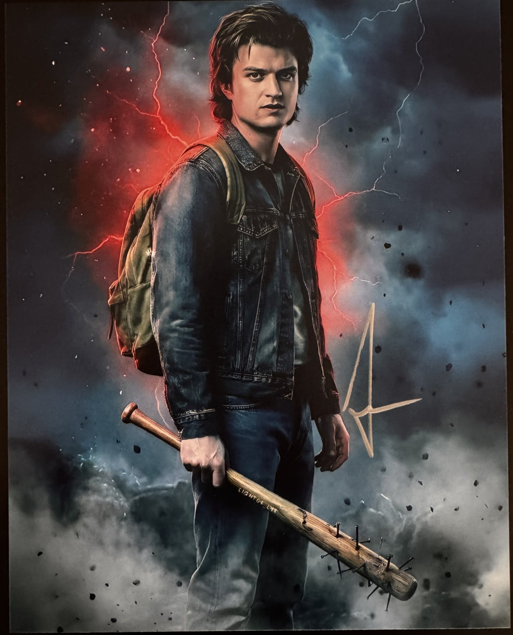 Joe Keery Steve Harrington Stranger Things Signed Autograph 8x10 Matte Photo COA