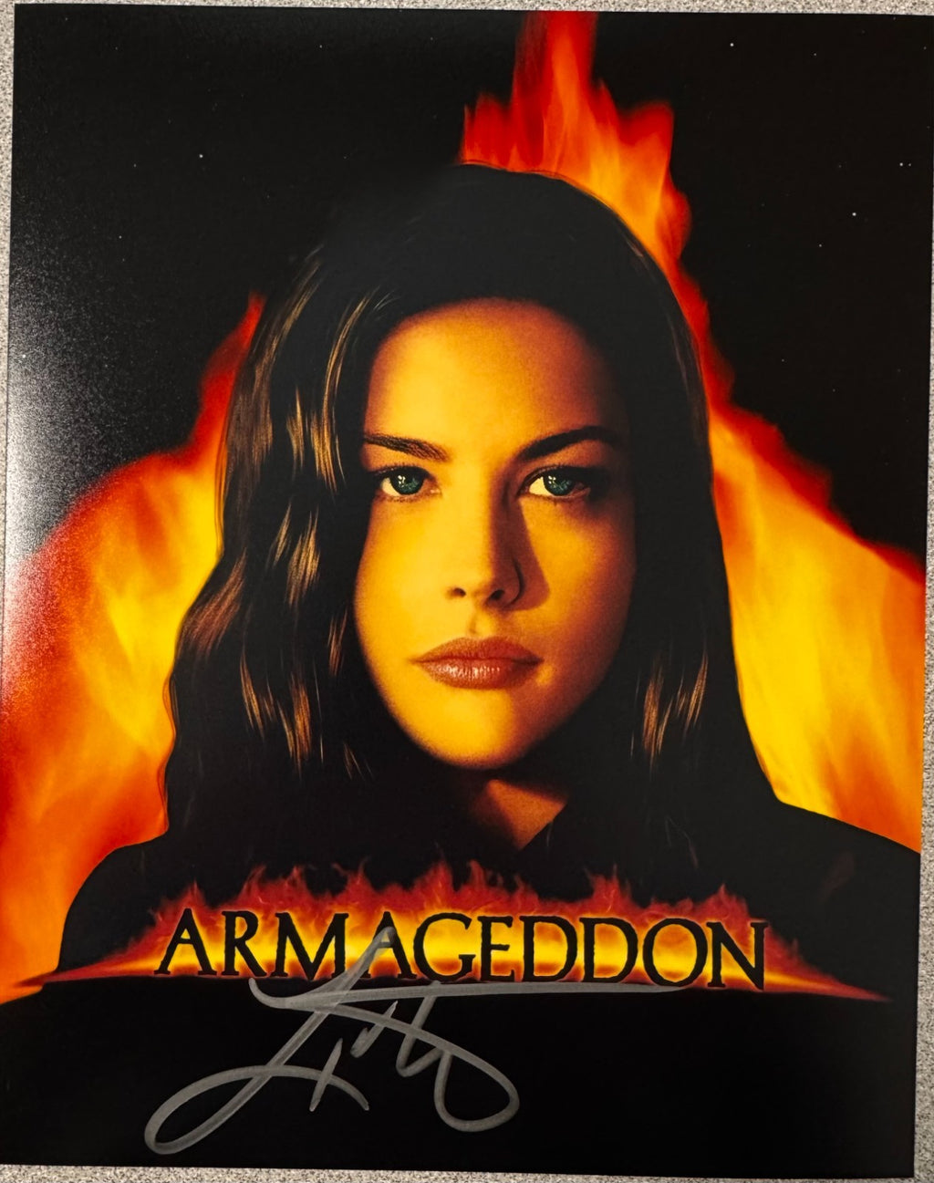 Liv Tyler Armageddon Signed Autographed Signature 8x10 Matte Photograph COA
