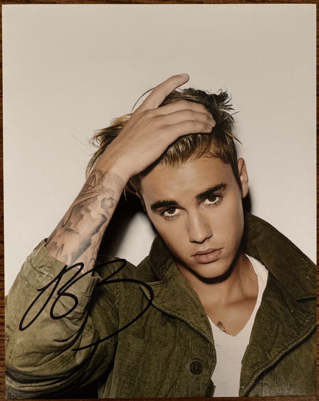 Justin Bieber Signed Autographed Signature 8x10 Matte Photograph COA