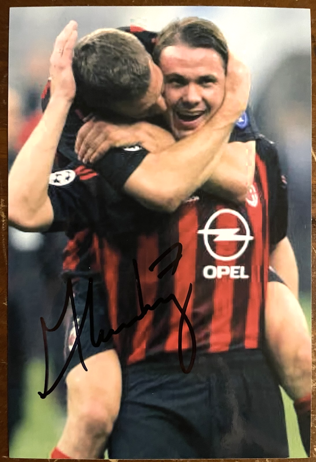 Andriy Shevchenko Signed Autograph Signature 4x6 Color Glossy Photograph Milan