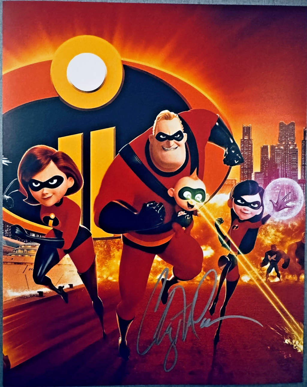 Craig T. Nelson Incredibles Signed Autographed Signature 8x10 Matte Photo COA