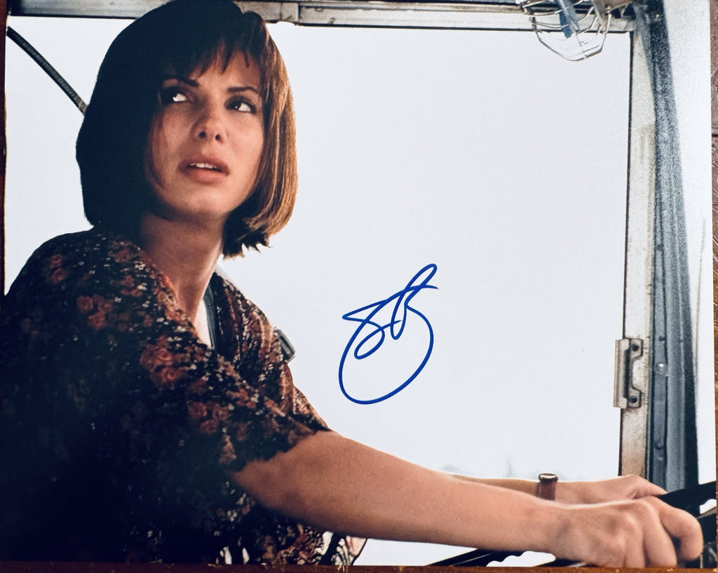 Sandra Bullock Speed Signed Autographed Signature 8x10 Matte Photograph COA