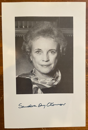 Sandra Day O'Connor Signed Autograph Signature 9x6 B&W Photograph