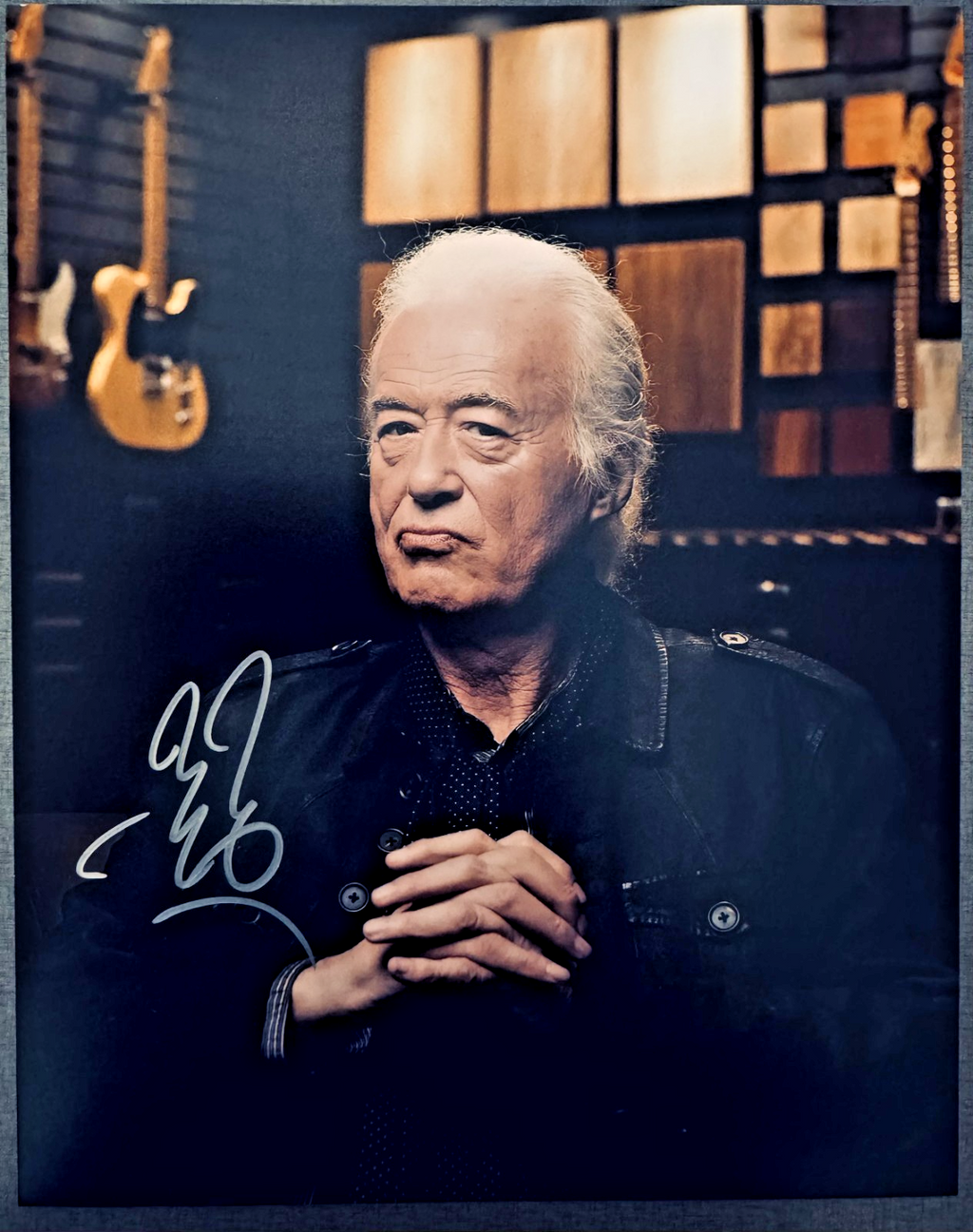 Jimmy Page Led Zeppelin Signed Autographed Signature 8x10 Matte Photograph COA
