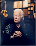 Jimmy Page Led Zeppelin Signed Autographed Signature 8x10 Matte Photograph COA