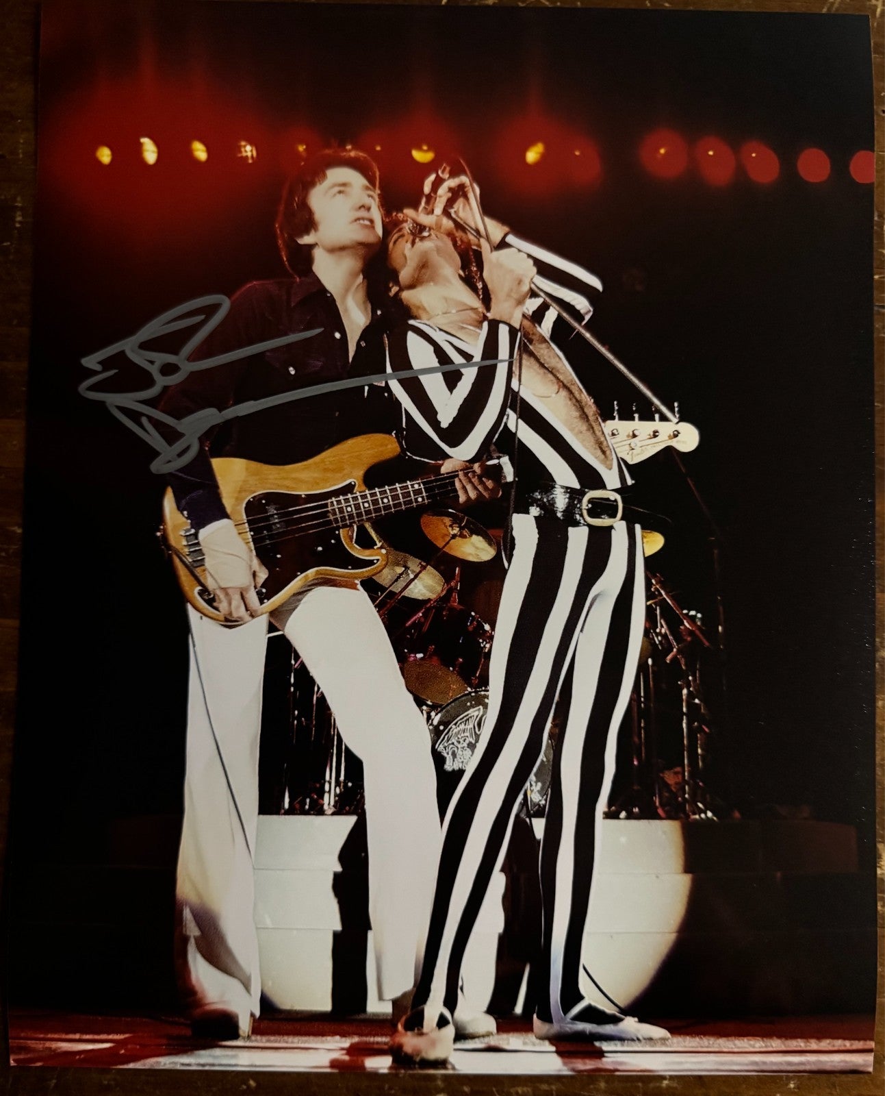 John Deacon QUEEN Signed Autographed Signature 8x10 Matte Photograph COA