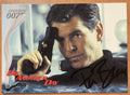 Pierce Brosnan Signed Autograph Signature 007 James Bond Die Another Day Card