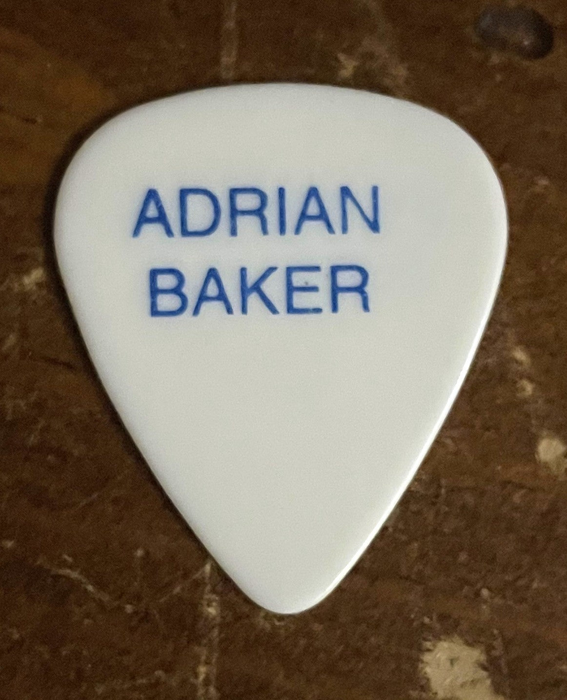 Adrian Baker 80's Original Guitar Pick from the Beach Boys Used During Show
