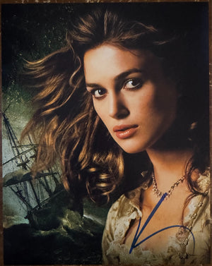 Keira Knightley Pirates of the Caribbean signed Autographed 8×10 matte Photo