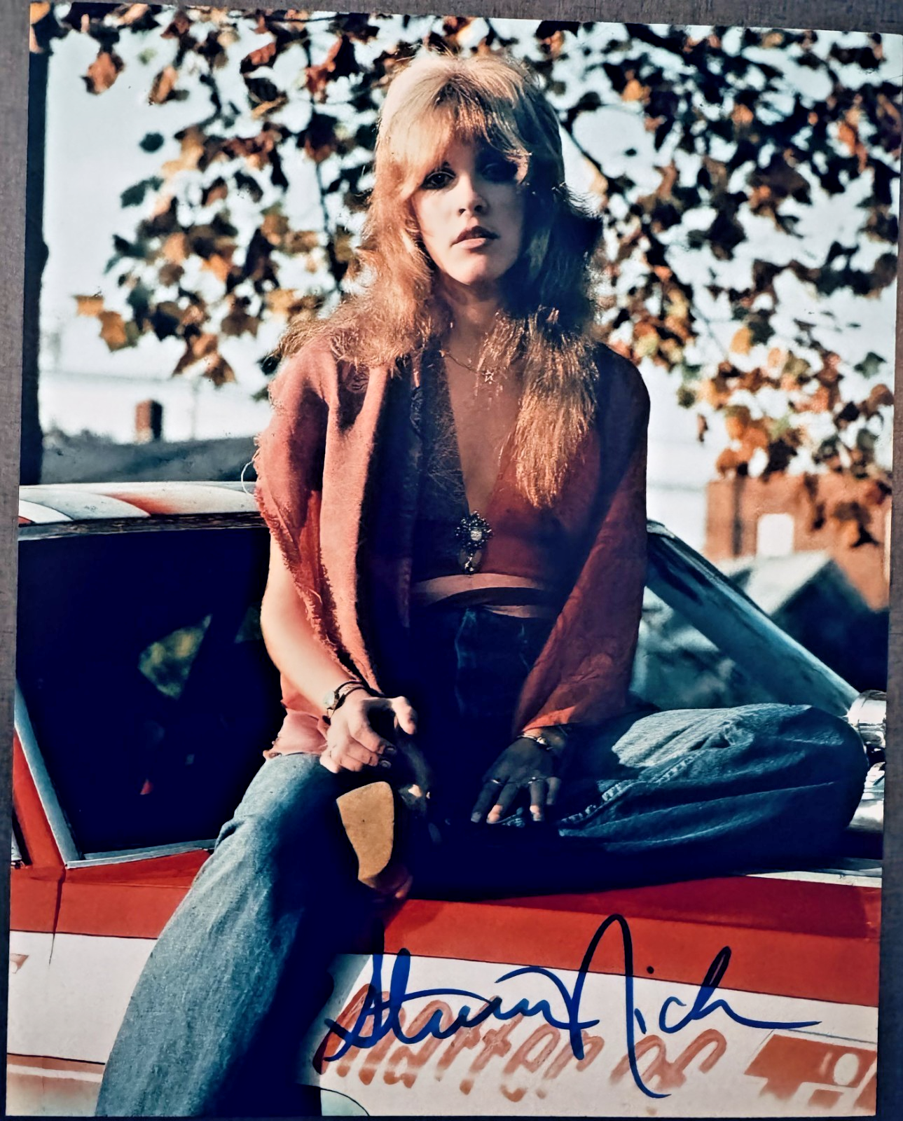Stevie Nicks Fleetwood Mac Signed Autographed Signature 8x10 Matte Photo COA