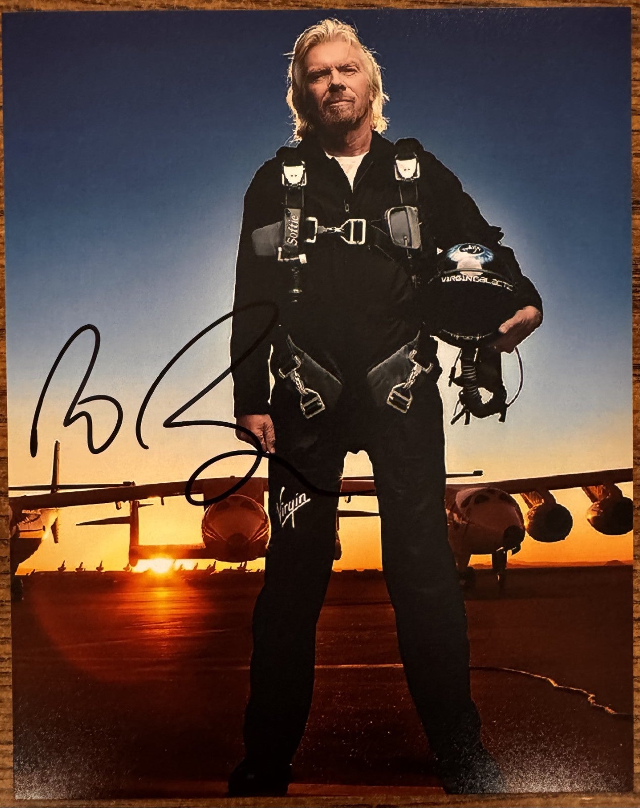 Richard Branson Signed Autographed Signature 8x10 Matte Photograph COA