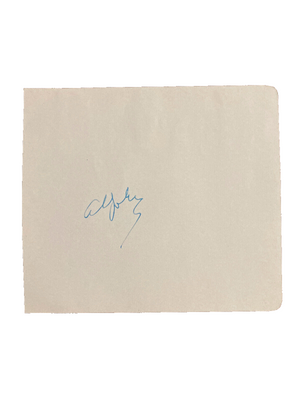 Al Jolson Signed Autograph Signature 5x4.5 Vintage Cut Paper Jazz Singer