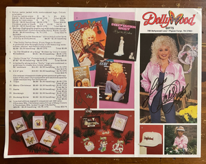 Dolly Parton Signed Autograph Signature 11x8,5 Dollywood Brochure