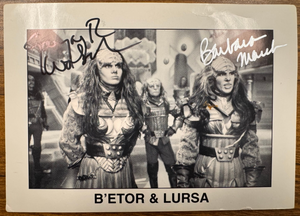 Barbara March & Gwynyth Walsh Signed Autograph Signatures Star Trek 4x6 Glossy