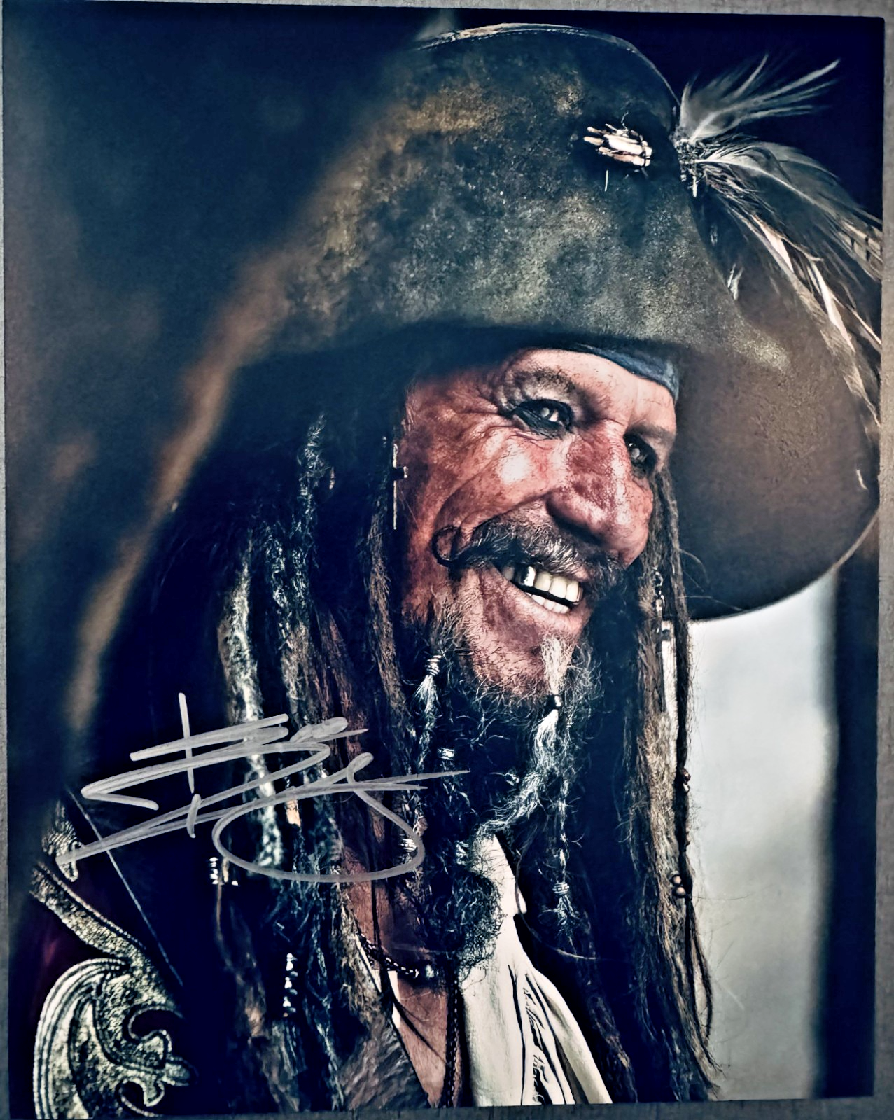 Keith Richards Pirates of the Caribbean Signed Autographed 8x10 Matte Photo COA