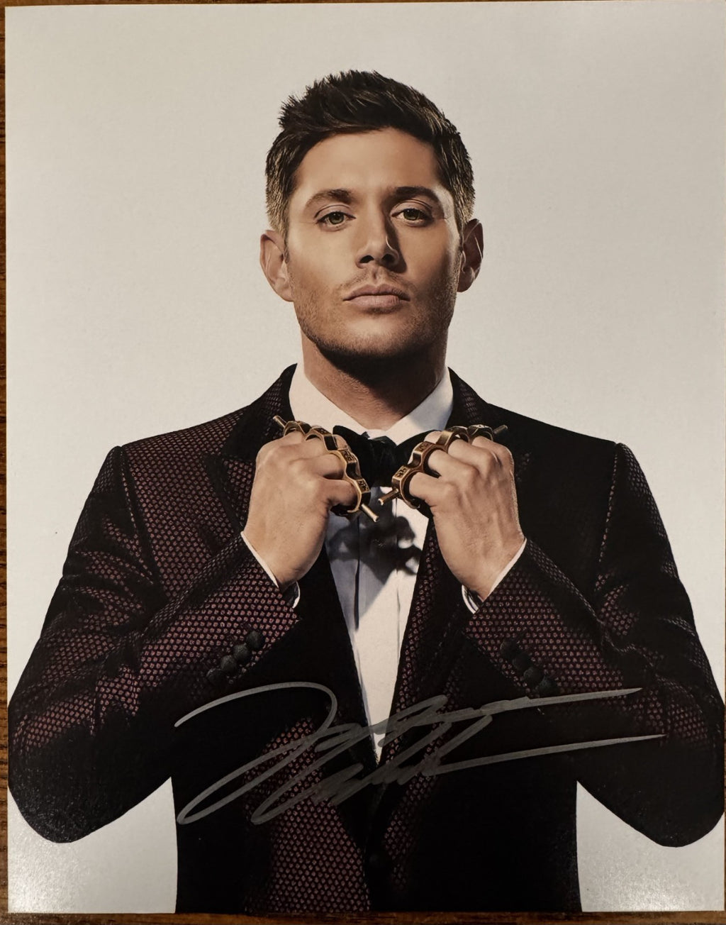 Jensen Ackles Supernatural Signed Autographed Signature 8x10 Matte Photo COA