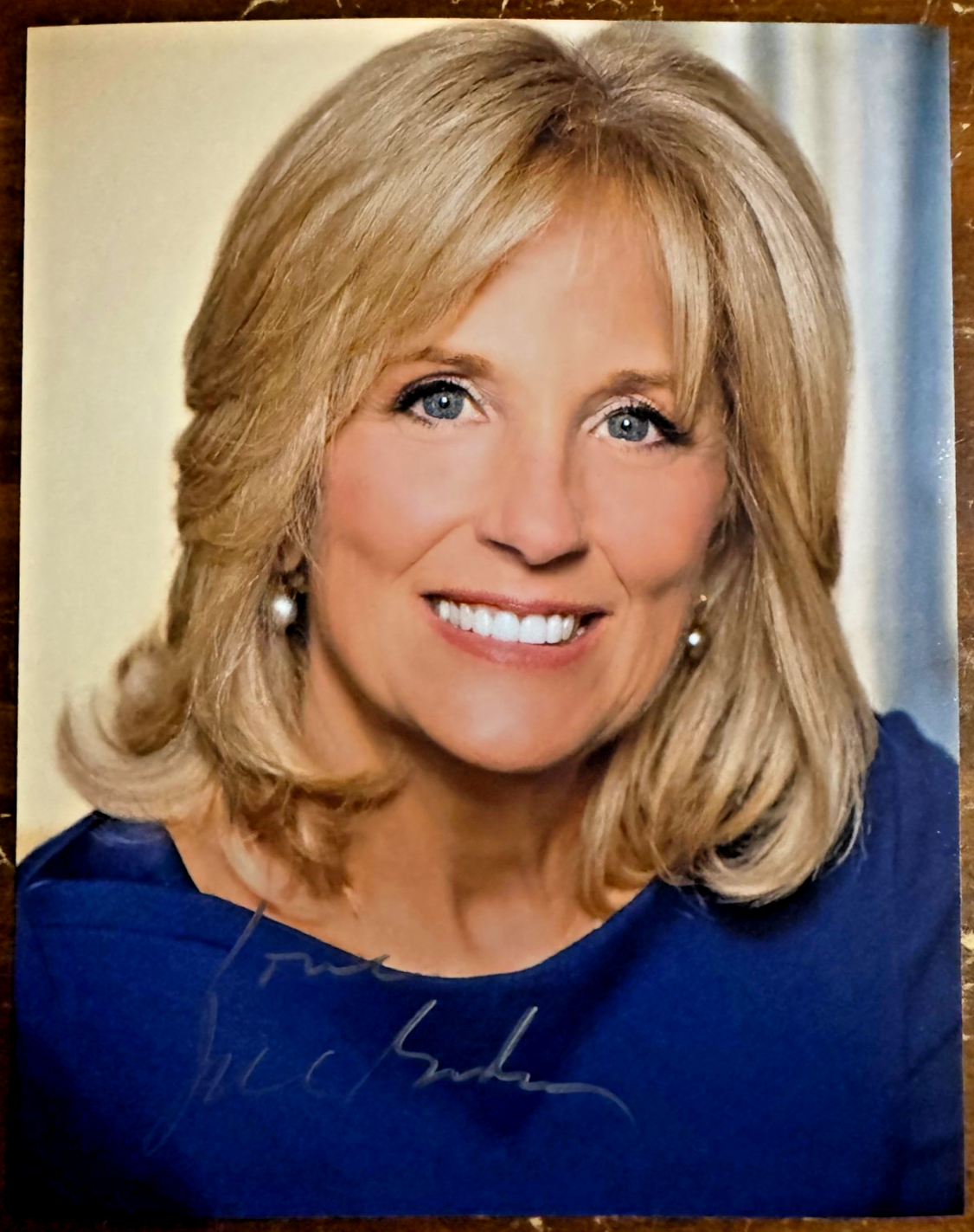 Jill Biden signed Autographed Signature 8x10 Matte Photograph COA