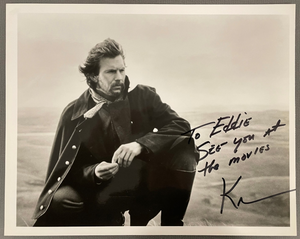 Kevin Costner Signed Autograph 10x8 Glossy Photograph Dances with Wolves
