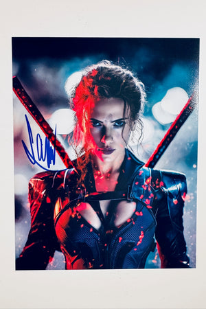 Scarlett Johansson Hand-Signed 8x10 Matte Photo – Black Widow MCU Authentic Autograph COA