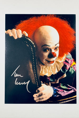 Tim Curry Hand-Signed 8x10 Matte Photo – IT Pennywise Authentic Autograph