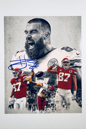 Travis Kelce Signed Autographed Signature 8x10 Matte Photograph