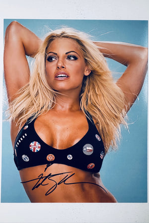 Trish Stratus Hand-Signed 8x10 Matte Photo – WWE Hall of Fame Women's Champion Authentic Autograph