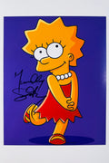 Yeardley Smith hand-signed 8x10 matte photo featuring Lisa Simpson from The Simpsons.