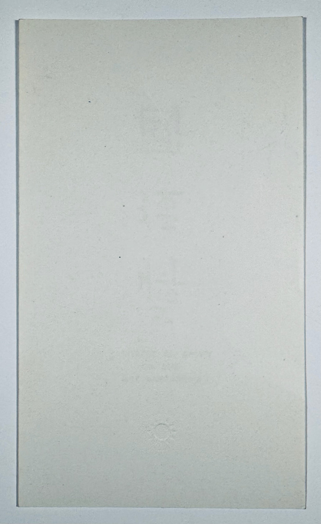 Back of Yen Chia‑kan official President of the Republic of China signed signature card